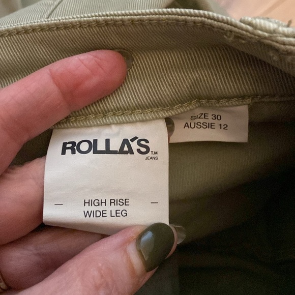 NWOT Rolla’s Stretch Sailor Jean in Green size 30 - Picture 9 of 13